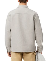 Lacoste Men's Oversized Flannel Button-Front Overshirt - CCA