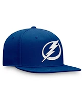 Fanatics Men's Blue Tampa Bay Lightning Core Primary Logo Snapback Hat