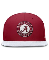 Nike Men's Crimson/White Alabama Crimson Tide Two-Tone Primetime Performance Fitted Hat