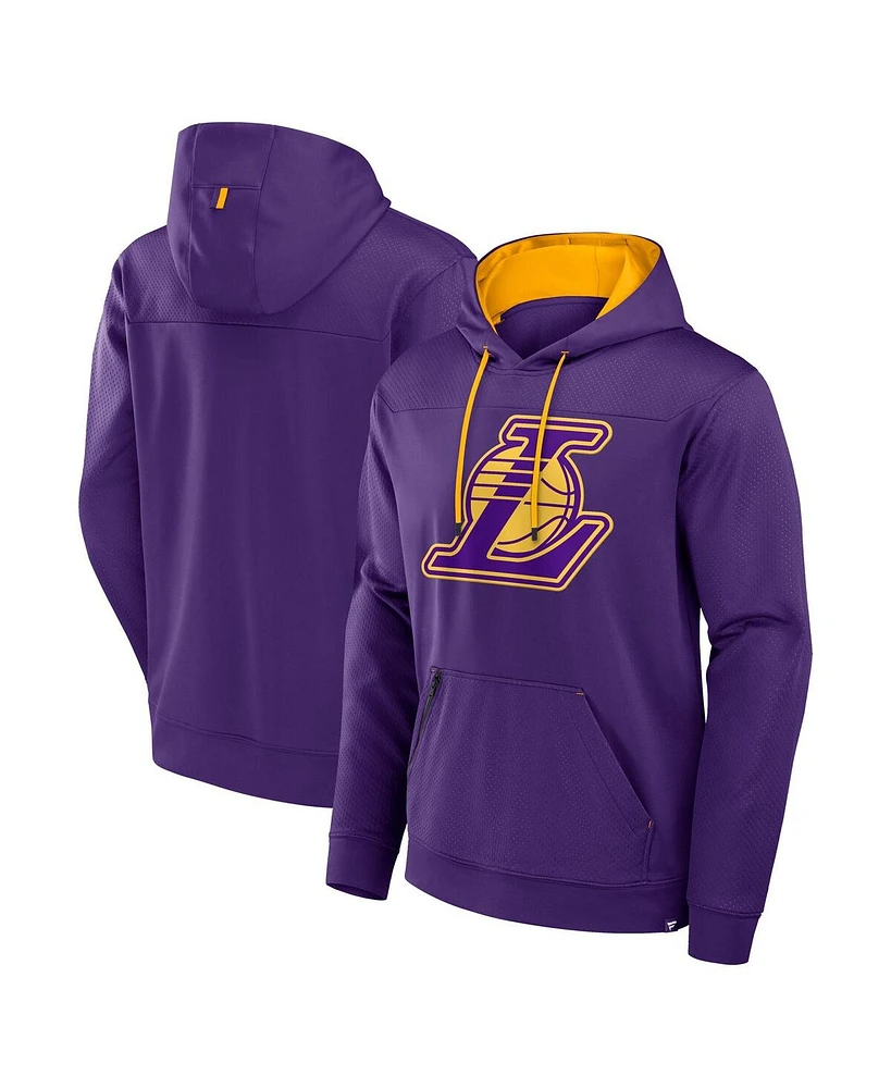 Fanatics Men's Purple Los Angeles Lakers Reserve Defender Pullover Hoodie