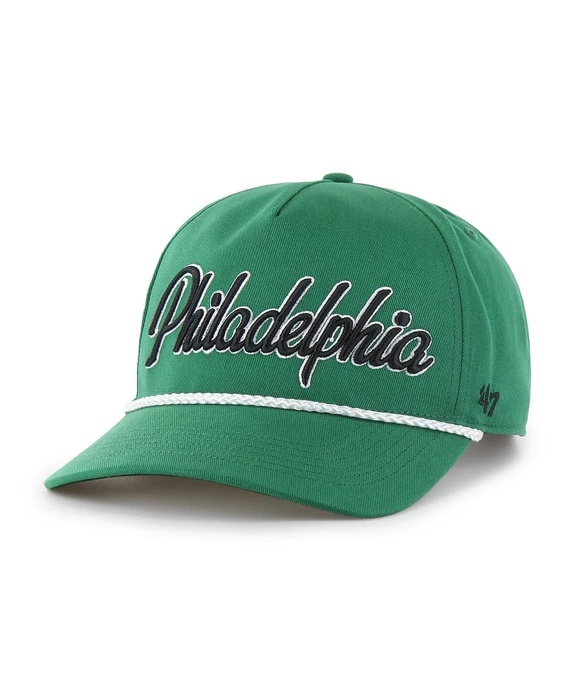 '47 Brand Men's Kelly Green Philadelphia Eagles Overhand Hitch Adjustable Hat