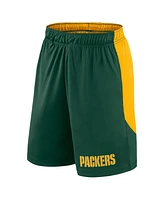 Fanatics Men's Green/Gold Green Bay Packers Launch Shorts