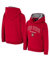 Colosseum Toddler Scarlet Ohio State Buckeyes Centauri Pullover Hoodie