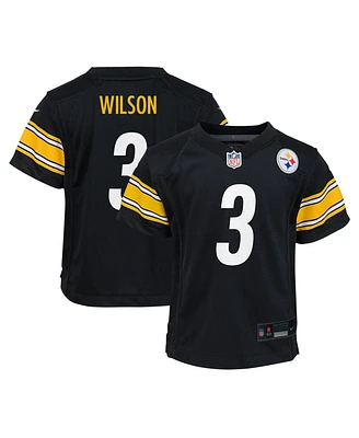 Nike Preschool Russell Wilson Black Pittsburgh Steelers Player Game Jersey