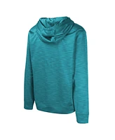 Outerstuff Men's Aqua Miami Dolphins Streak Fleece Pullover Hoodie