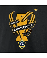 Fanatics Men's Black Los Angeles Galaxy 2024 Mls Cup Champions Locker Room T-Shirt