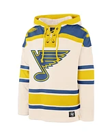 '47 Brand Men's Cream St. Louis Blues 2025 Nhl Winter Classic Superior Lacer Pullover Hoodie