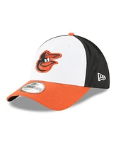 New Era Men's White/Orange Baltimore Orioles 2024 Mlb Postseason Side Patch 9FORTY Adjustable Hat