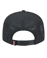 New Era Men's Black Boston Red Sox Laser Cut 9FIFTY Snapback Hat