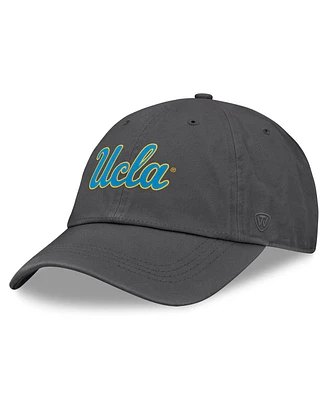 Top of the World Men's Heather Charcoal Ucla Bruins Team Logo Washed Adjustable Hat