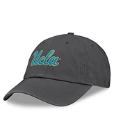 Top of the World Men's Heather Charcoal Ucla Bruins Team Logo Washed Adjustable Hat