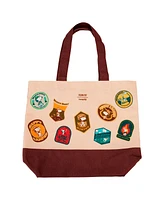 Loungefly Snoopy Beagle Scouts 50th Anniversary Canvas Tote Bag