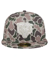 New Era Men's Chicago Bears Geo Camo 59FIFTY Fitted Hat