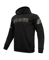 Pro Standard Men's Black Dallas Cowboys Classic Chenille Pullover Hoodie