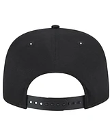 New Era Men's Black Jacksonville Jaguars Throwback Crawl Lockup Golfer Snapback Hat