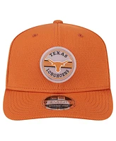 New Era Men's Burnt Orange Texas Longhorns Patched 9SEVENTY Stretch-Snap Adjustable Hat