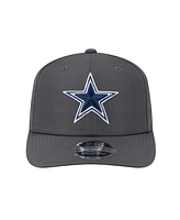 New Era Men's Graphite Dallas Cowboys Main 9SEVENTY Stretch-Snap Hat