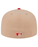 New Era Men's Khaki Philadelphia Phillies 59FIFTY Fitted Hat