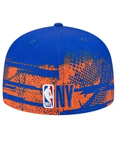 New Era Men's Blue York Knicks Tip-Off 59FIFTY Fitted Hat