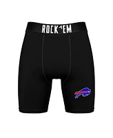 Rock 'Em Men's Buffalo Bills Primary Crew Socks Boxer Briefs Combo Pack