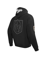 Pro Standard Men's Black Vegas Golden Knights Paint the City Pullover Hoodie