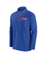 Jordan Men's Royal Florida Gators Sideline Coaches Quarter-Zip Jacket