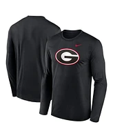 Nike Men's Georgia Bulldogs Primetime Primary Legend Long Sleeve T-Shirt