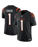 Nike Men's Ja'Marr Chase Black Cincinnati Bengals Vapor F.u.s.e. Limited Jersey