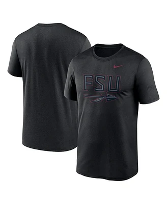 Nike Men's Black Florida State Seminoles Color Pop Logo Legend T-Shirt