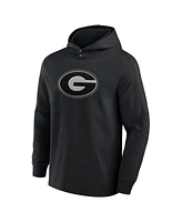 Fanatics Men's Black Georgia Bulldogs Blaze Tri-Blend Pullover Hoodie