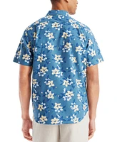 Nautica Men's Printed Floral Short-Sleeve Shirt