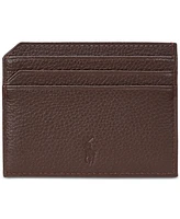 Polo Ralph Lauren Men's Pebbled Leather Card Case