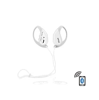 Pyle Weatherproof Bluetooth Sports Headphones with Built-in Mic, White