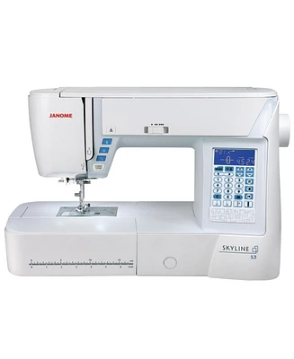 Janome Skyline S3 Computerized Sewing Machine w/Custom Bundle