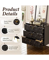 Boyel Living 3 - Drawer Wood Nightstand