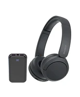 Sony Wh-CH520 Compact Wireless Bluetooth On-Ear Headphones (Black) bundle