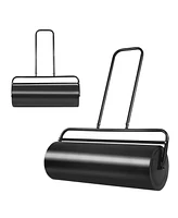 Mecale 36 x 12 Inch Tow Lawn Roller Water Filled Metal Push Roller