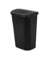 Sterilite 11.3 Gal Lift Top Lid Kitchen Trash Can Wastebaskets, Black (24 Pack)