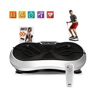 Hurtle Vibration Fitness Exercise Machine with Resistance Bands