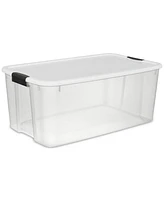 Sterilite 116 Qt Clear Storage Tote, 4 Pack, & 70 Qt Clear Storage Tote, 4 Pack