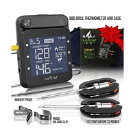 NutriChef WiFi Wireless Bbq Digital Thermometer with Dual Stainless Steel Probes