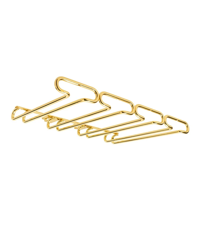 Rev-a-Shelf 11" Quad Under Cabinet Glass & Stemware Holder, Brass, 3450-11BR
