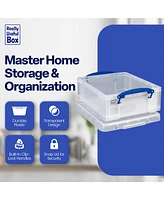 Really Useful Box 8.1L Plastic Storage Container w/Snap Lid & Clip Lock Handle