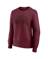 Fanatics Women's Burgundy Philadelphia Phillies Elements Flow Pullover Sweatshirt