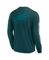 Fanatics Men's and Women's Midnight Green Philadelphia Eagles Elements Strive Long Sleeve T-Shirt