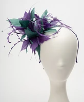 August Hats Two-Tone Feather Fascinator