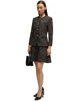 Boss by Hugo Women's Boucle Tape-Trim Dress