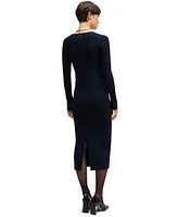 Boss by Hugo Boss Women's Long-Sleeved Knitted Dress