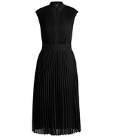 Boss by Hugo Boss Women's Plisse-Crepe Dress