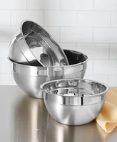 Arch Studio Stainless Steel Mixing Bowls, Set of 3, Exclusively at Macy's